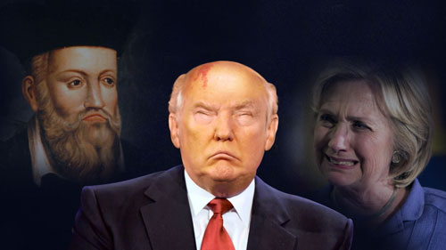 Trump, Hillary și Nostradamus.